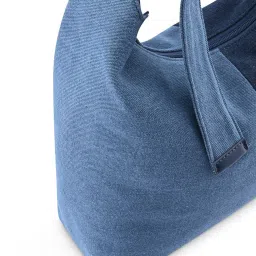 Fastrack Blue Color Block Medium Shoulder Handbag image 5