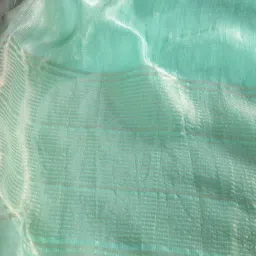 Taneira Green & Grey Woven Saree With Unstitched Blouse image 5