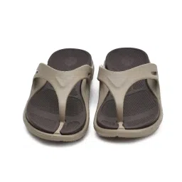 Doubleu Men's Khaki Flip Flops image 5
