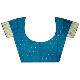 Elora Plum Silk Woven Design Banarasi Saree With Unstitched Blouse image 5