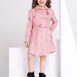 Peppermint Kids-Girls Shirt Dress Comes with a belt image 1