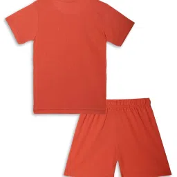 Vimal Jonney Kids Yellow & Red Printed T-Shirt Set image 5