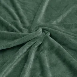 Myntra Elegant Homes Green Woollen 300 TC Fitted Double King Bedsheet Set-2.5mX2.25m image 3