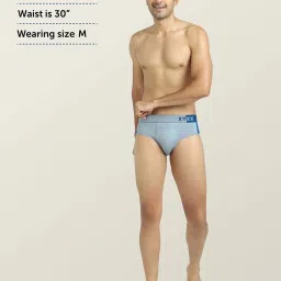 XYXX Sky Blue & Lime Green Micro Modal Briefs - Pack of 2 image 5