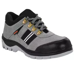 JK Steel Safety Shoes Steel Toe Air Mix Sole Mid Ankle Grey Suede Size UK 10, JKPSF154GRY10-picture-19