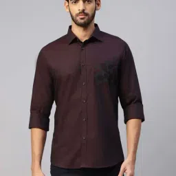 Don Vino Purple Slim Fit Shirt-picture-11