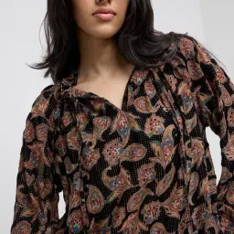 LOV by Westside Multicolour Paisley Design Top image 4
