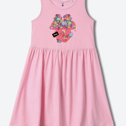 YK Disney Girls Print Fit & Flare Dress-picture-40