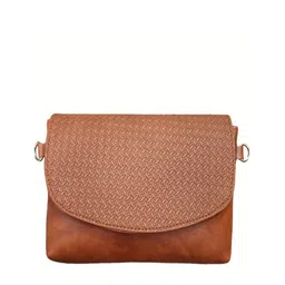 marcG Textured PU Structured Sling Bag With Cut Work-picture-46