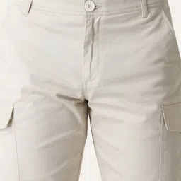 PERCH Men Regular Fit Mid-Rise Knee Length Shorts image 2