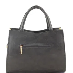 Flingo Women Solid Structured Leather Handheld Bag image 2