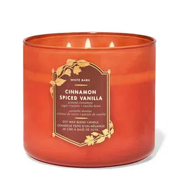 Bath & Body Works White Barn Cinnamon Spiced Vanilla 3-Wick Candle - 411 g-picture-32