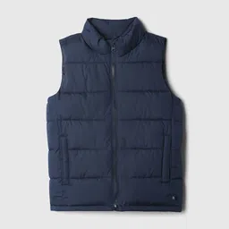 GAP Boys Relaxed Fit Sleeveless Puffer Jacket image 1