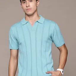 The Roadster Lifestyle Co. Self-Design Polo Collar Pure Cotton T-shirt-picture-38