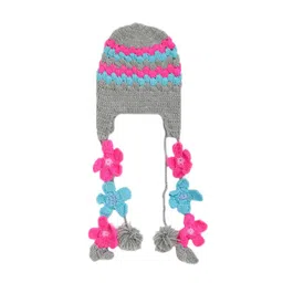 CHUTPUT Unisex Kids Pink Set of 2 Caps image 3