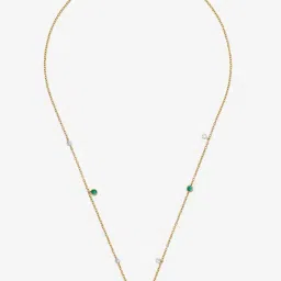 Westside X Pome Emerald Halo Gold Plated Lab Diamond Pendant Necklace-picture-27