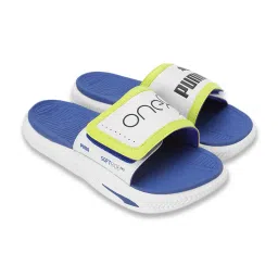 Puma Men's Softride Pro 24 White Slides image 5