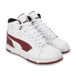 Puma Men's RBD Game Nova White Ankle High Sneakers image 5