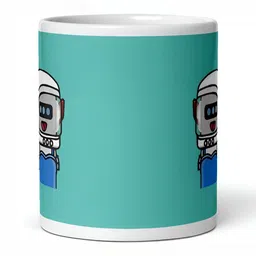 Mr UVD White Ceramic Cup image 3