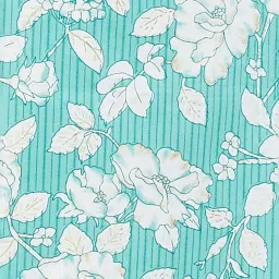 Melange by Lifestyle Aqua Floral Print Kurta image 5