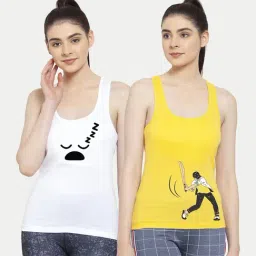 Friskers Multicolor Printed Camisole (Pack Of 2)-picture-13