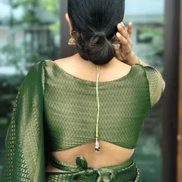 FLUXUS Woven Design Zari Banarasi Saree image 2