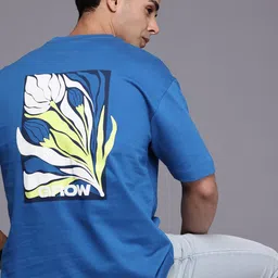 Allen Solly Pure Cotton Graphic Printed Relaxed Fit T-shirt-picture-57