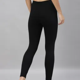 Kryptic Black & Red Cotton Regular Fit Leggings (Pack Of 2) image 5