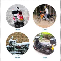Auto Pearl Polyester Waterproof Two Wheeler Cover for Honda CBR 150R,(Jungle Print) image 2
