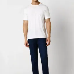 Van Heusen Denim Labs Navy Cotton Slim Fit Jeans image 5