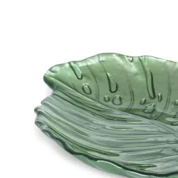 Pure Home and Living Green Glass Decorative Platter image 5