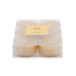 Pure Home and Living Beige White Jasmine T-Light Candles - Set of 24 image 5