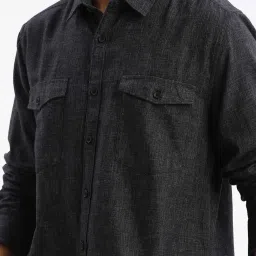 showoffff Showoff Grey Cotton Slim Fit Shirt image 5