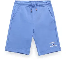 TOMMY HILFIGER Boys Blue Solid Shorts-image-45
