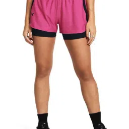 UNDER ARMOUR Pink Printed Sports Shorts-image-99