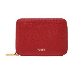 Fossil Logan Red Small Leather Zip Around Wallet-picture-35