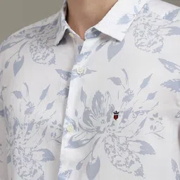 Louis Philippe Jeans Men Slim Fit Floral Opaque Printed Casual Shirt image 4