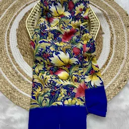 RegalDrapes Floral Printed Daily Pure Georgette Saree With Unstitched Blouse Piece-picture-36
