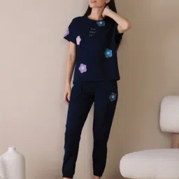 Sweet Dreams Women Printed Pyjama Set-picture-30