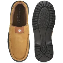 Woodland Men's Camel Slip On Shoes image 5