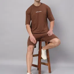 Griffel Bronze Cotton Loose Fit Printed T-Shirt image 5