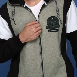 showoffff Showoff Olive Cotton Slim FitJacket image 5