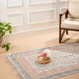 Fabindia Chitesh Multicolor Cotton Printed Dhurrie-picture-18