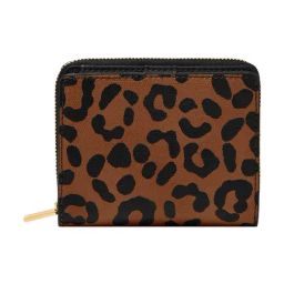Fossil Logan Brown Animal Effect Small Zip Around Wallet-picture-30