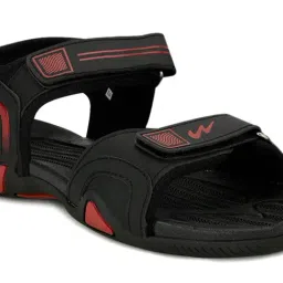 Campus Men's Black Floater Sandals image 4