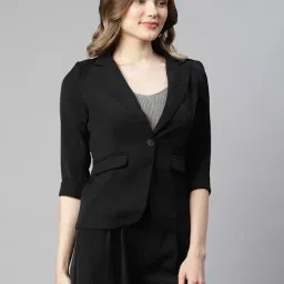 Global Republic Black Regular fit Blazer image 4