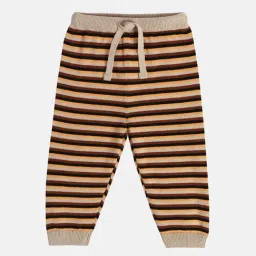 Miniklub Boys Marshmallow & Brown Regular Fit Knit Top And Bottom image 5
