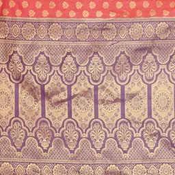 jayant creation Orange Art Silk Barasi Sarees image 2