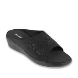 Walkway Women's Black Casual Wedges-picture-36