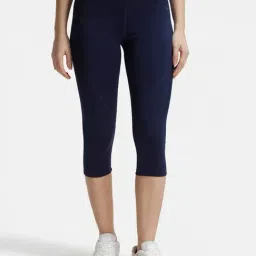 Jockey Navy Slim Fit Capris-image-78
